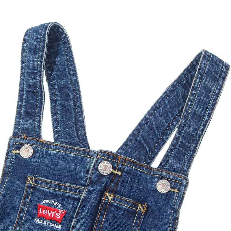 LEVIS2018春男大童牛仔背带长裤 81611WP504M69