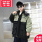 可莉允儿童装男童棉服2022新款冬装中大童男孩冬季羽绒棉衣加厚棉袄外套