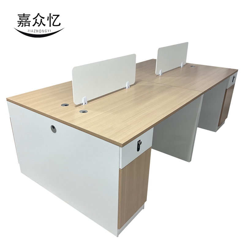 嘉众忆 卡位桌 2400×1200×750mm JZY-D25 张高清大图