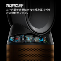 戴森(Dyson) HP09 空气净化暖风扇 空气净化器 白金色