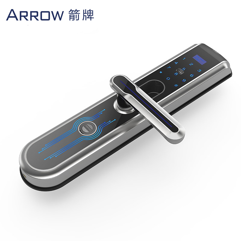 箭牌(ARROW)指纹锁家用防盗门智能锁指纹密码锁蓝牙远程app电子门锁防盗智能门锁A901W
