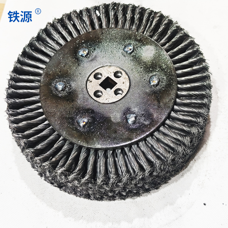 铁源扭丝轮刷Φ305x57x65(42x42)mm 只高清大图