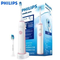 飞利浦（Philips） 电动牙刷 HX3226/41 成人充电式 23000频次声波震动 智能计时呵护牙龈牙齿 樱花粉