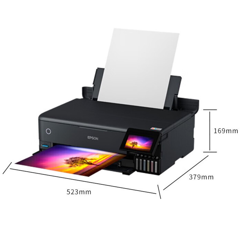 爱普生(EPSON)L8188 A4墨仓式6色高端照片打印机一体机 A4自动双面无线打印