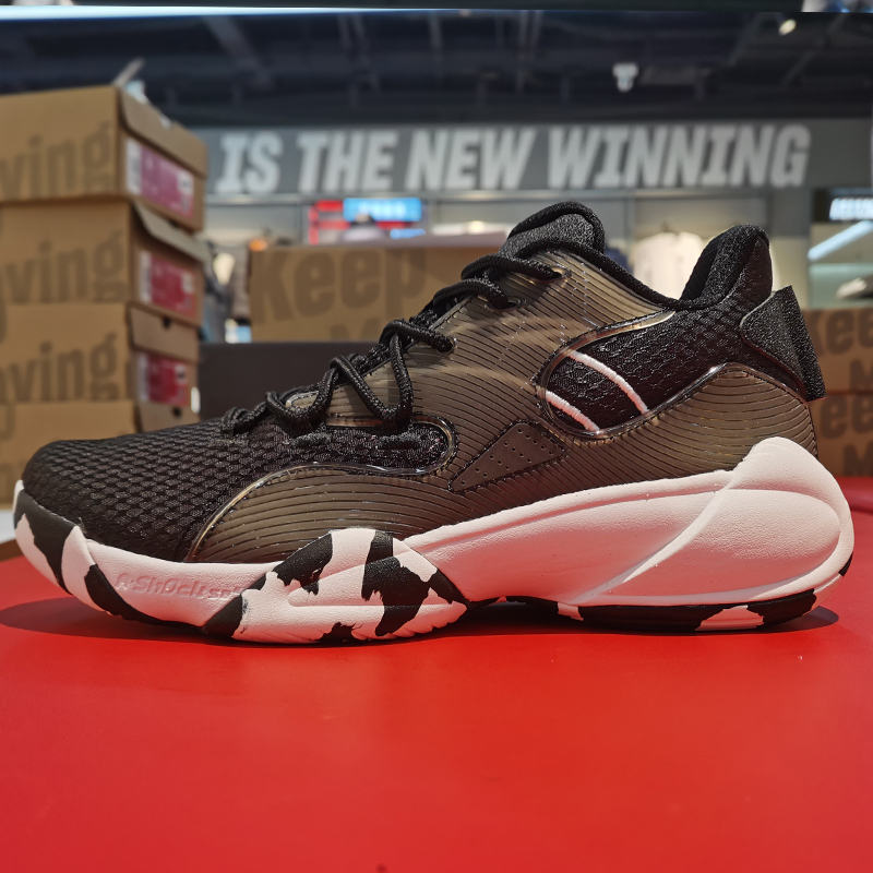 安踏篮球鞋男2021春季新款ufo激光iii低帮实战球鞋防滑耐磨减震