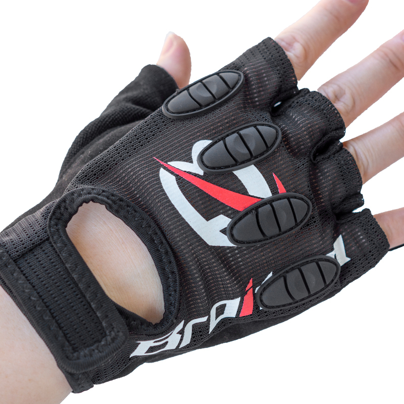 黑色xxsbroiton速滑手套轮滑滑板护手防护套儿童成人溜冰直排轮刹车