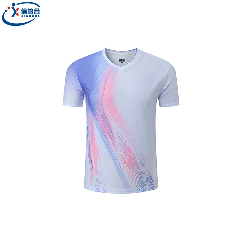 信柏合羽毛球服XH43/套高清大图