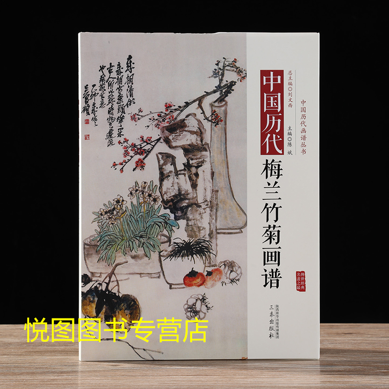 中国明清写意画谱 [正版]全10册中国历代经典画谱 山水梅兰竹菊花鸟仕女风俗白描明清写意鞍马释道人物画谱唐宋元明清国画画