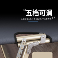 折叠床单人床家用便携多功能躺椅办公室简易午休床成人简易行军床 175X56CM