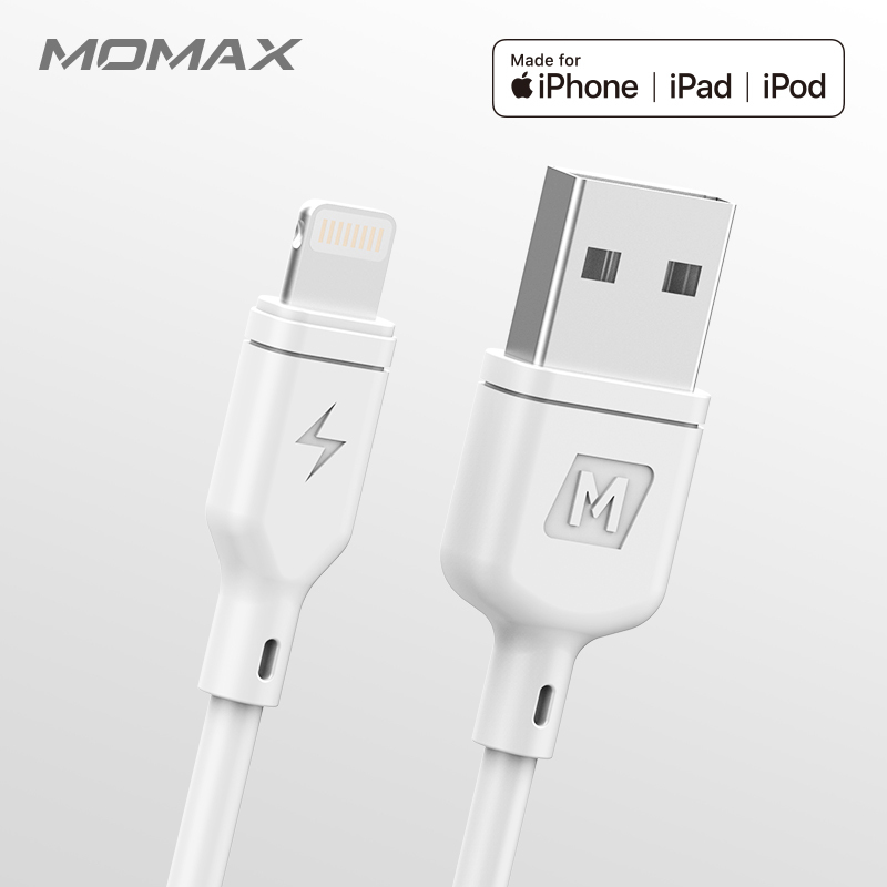 摩米士MOMAXMFi认证苹果数据线快充适用iPhone13/12/11Pro/XsMax/XR/8/7手机iPad