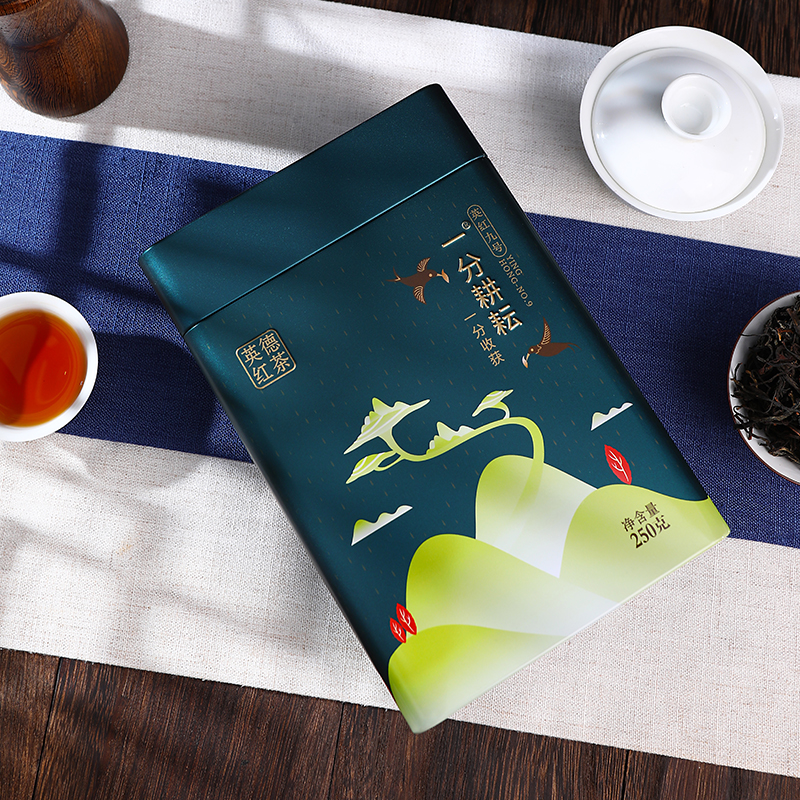 一分耕耘 英德红茶商务礼盒罐装 英红九号茶叶 功夫红茶一级250g/500g罐装 节日送礼茶高清大图