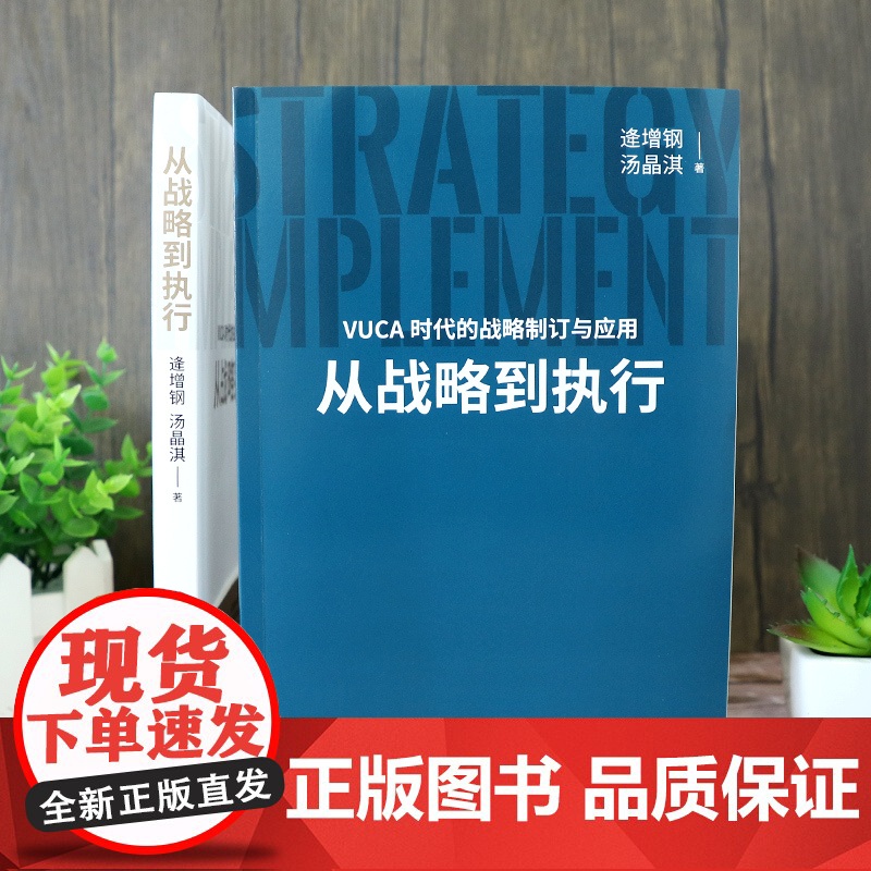 从战略到执行 逄增钢 汤晶淇著 从应用实践出发的战略管理工具书,国家能源、CCDI、如家、红日药业等多位企业高高清大图