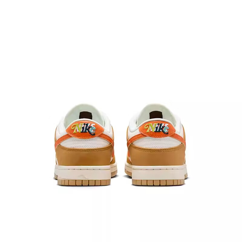 耐克（NIKE）DUNK LOW白黄橙男子运动休闲低帮复古简约舒适休闲板鞋 ZP高清大图