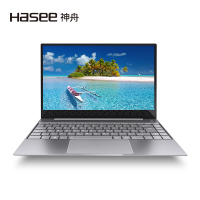 神舟(Hasee)优雅X4D1 (4205U 8G 256G 集显 IPS 白色背光 )定制版 14英寸轻薄便携本商务办公本学生本超长续航本游戏本笔记本电脑