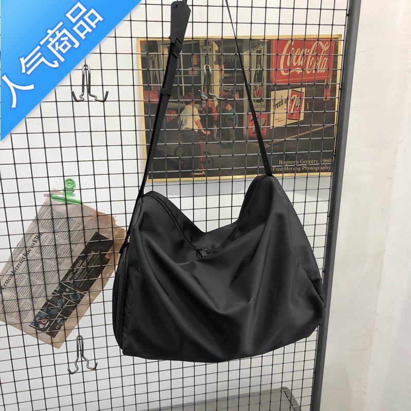 FENGHOU出差旅行包短途大容量女轻便百搭运动尼龙干湿分离健身包女感旅行包男女高清大图
