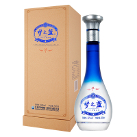 洋河(YangHe)蓝色经典 梦之蓝M1 52度 500ml 单瓶装 浓香型白酒 口感绵柔