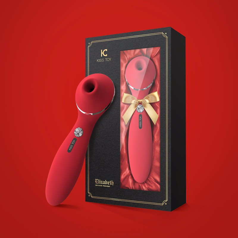 kiss toy伊丽莎白秒爱高潮吸y按摩器震动棒女用自慰器电动吮吸振动棒成人女性用品器具