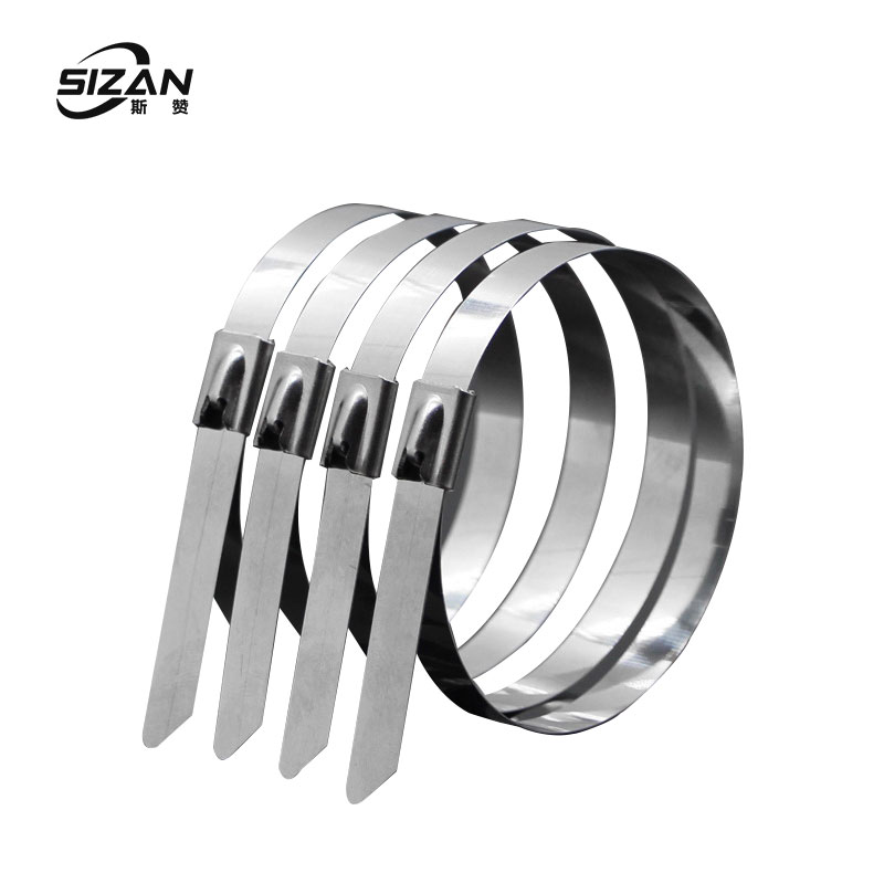 斯赞 304不锈钢扎带自锁式捆绑扎带 4.6*2900mm 100条/包高清大图