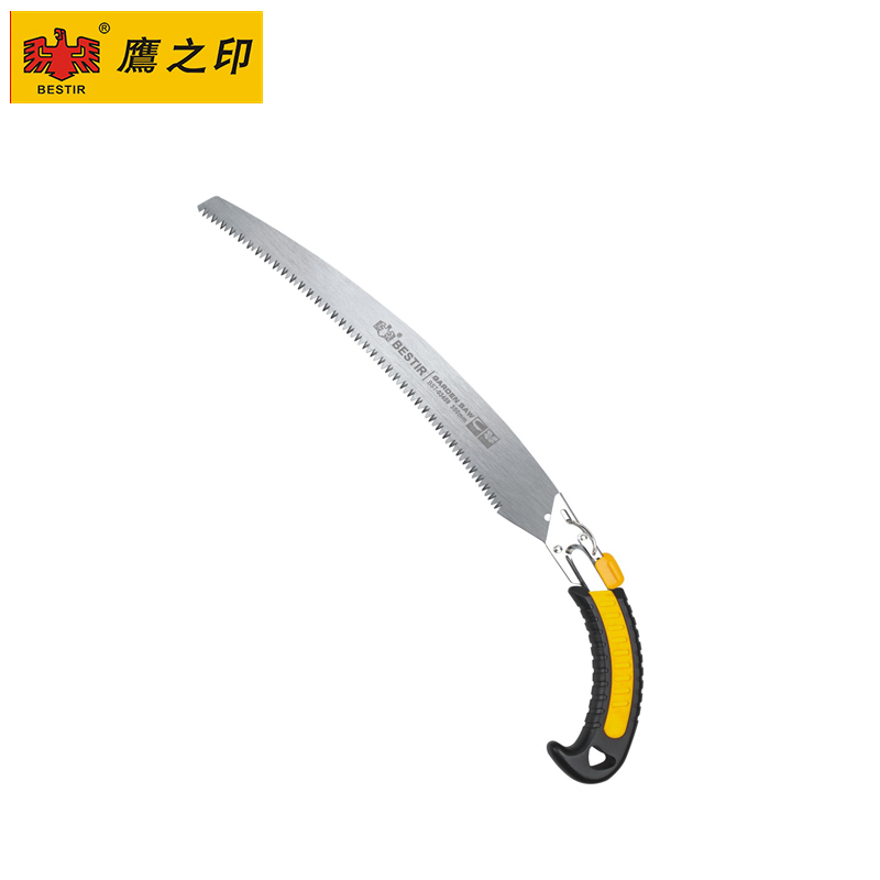 鹰之印锯子园林果树锯家用木锯折叠刀多功能木工锯修枝工具手锯高清大图
