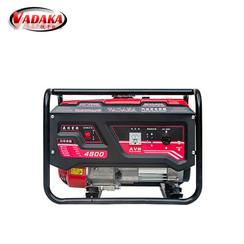 VADAKA便携式户外汽油移动式220v小型商用发电机5kw手启动-220V台
