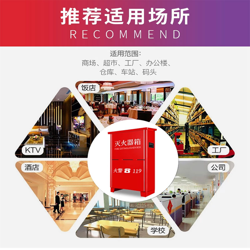 灭火器箱 350*200*580mm 台高清大图