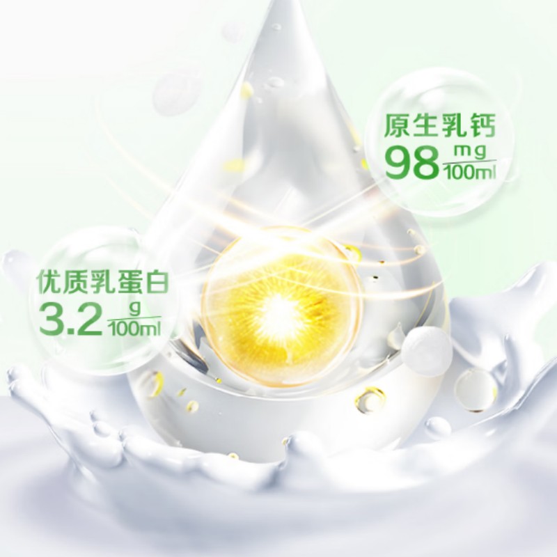 君乐宝牧场纯牛奶家庭常备营养乳品200ml*10礼盒装高清大图