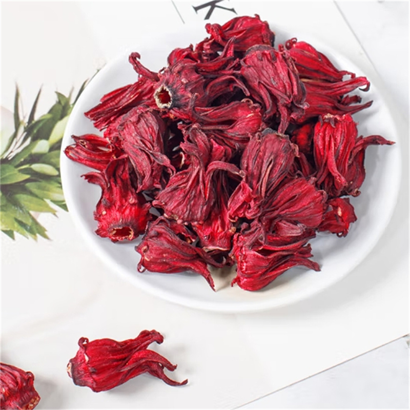 玫瑰茄洛神花草茶叶冲泡水陈皮果脯正品非特级酸梅汤高清大图