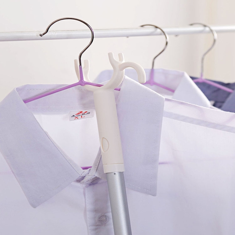 古达伸缩晾衣杆晾衣叉挂衣服的杆子衣叉家用挑衣杆晒衣杆撑衣杆