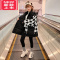 可莉允女童冬装外套2022新款洋气儿童羊羔绒加绒棉衣冬季女大童棉服加厚