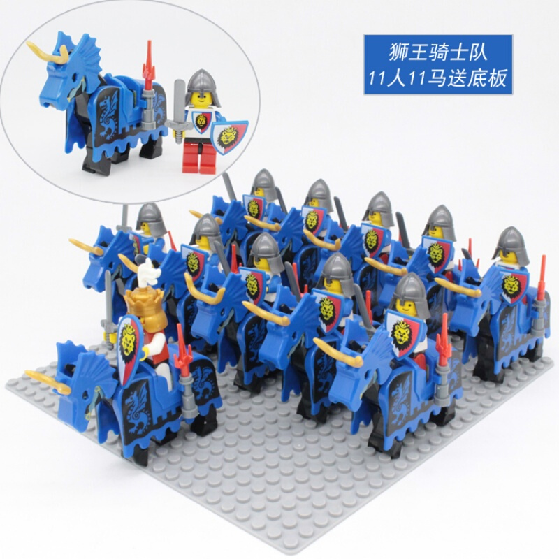 男孩拼装积木兼容乐高狮王城堡骑士系列绝版古代罗马军事积木帝国军团