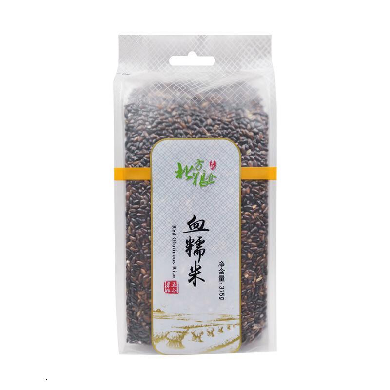【中华特色】镇江馆 北方粮仓 五谷杂粮紫米粗粮紫糯米粽子米真空包装血糯米375g 华东
