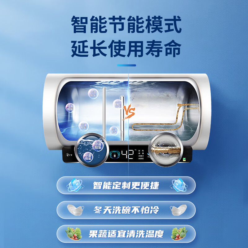 海信热水器 家用洗澡节能 50升储水式 ES50-DY10高清大图