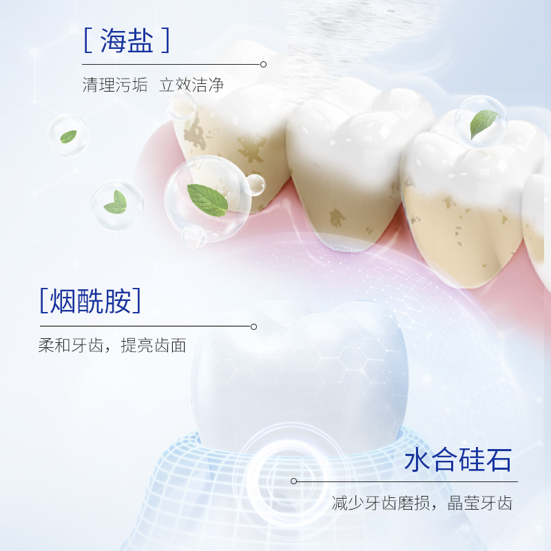 bodyaid博滴益生菌牙膏烟酰胺美白清爽牙齿清新清洁男女适家用