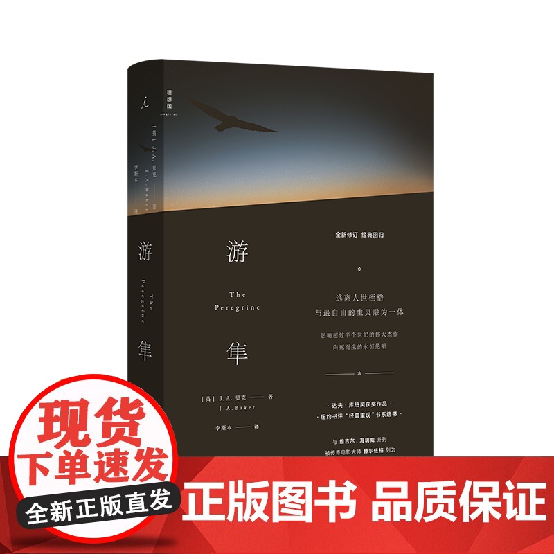 游隼 J. A. 贝克 豆瓣评分9.1年度外国文学TOP2 经典书影响超过半个世纪的伟大杰作 关于如何成为一只鹰的书 理高清大图
