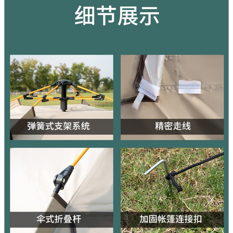 晨磊帐篷两门两窗/顶高清大图