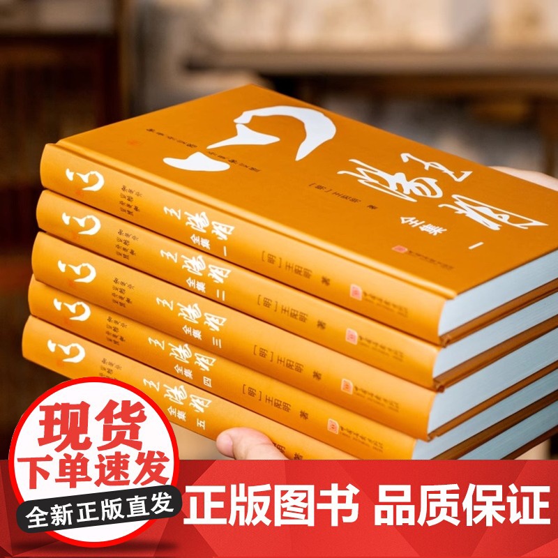 央视网 王阳明全集礼盒装全5册共38卷完整无删减 中国人一生的处世哲学 王阳明心学的智慧知行合一传习录 国学经典人生哲学高清大图