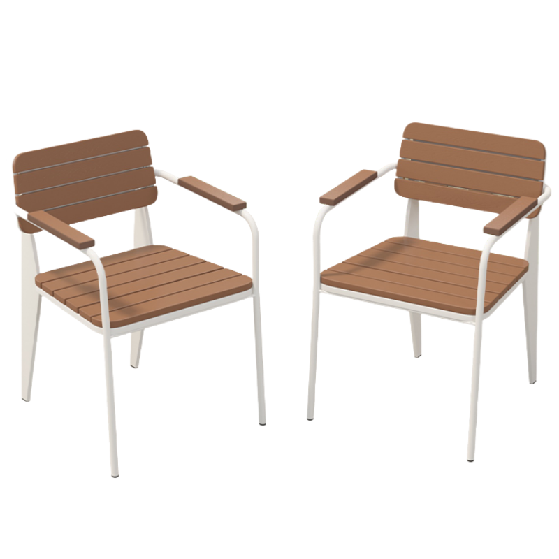 烁恒 户外椅 白色80*54*54cm 套高清大图