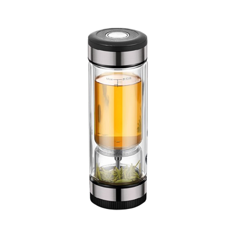 茶之恋双层玻璃杯360ml茶水分离杯CZL-017-70D(随机发货)