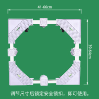 家家尤洗衣机托架底座全自动滚筒8/10/12公斤通用支架移动万向轮带刹车 JJY-2001D塑料置物架可承重100kg