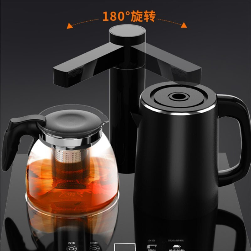 美菱(MeiLing)饮水机 家用多功能智能温热型下置式茶吧机 拉丝金(温热款)