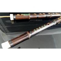炎黄供应505灵音竹笛子 紫竹笛子戈氏制作两节可拆 总代 A调