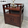 戴劲茶台老船木茶桌椅组合中式家具功夫小茶几茶艺茶具套装一体茶水柜