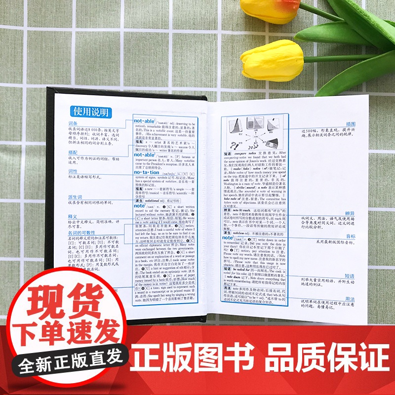[大开本]英汉双解大词典正版中小学生专用高中考汉英词典牛津高阶英汉互译双解词典英文字典中学生必备英语字典通用高清大图