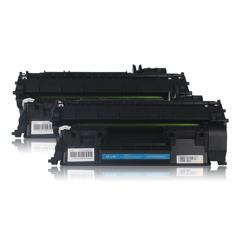 格之格 G&G NT-CN0505CT硒鼓黑色易加粉双支装 适用惠普CE505A 佳能LBP630 打印页数共4600页高清大图