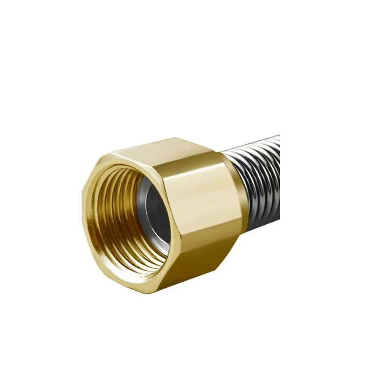 304不锈钢耐高温铜帽波纹管软管 DN25*20CM 根高清大图