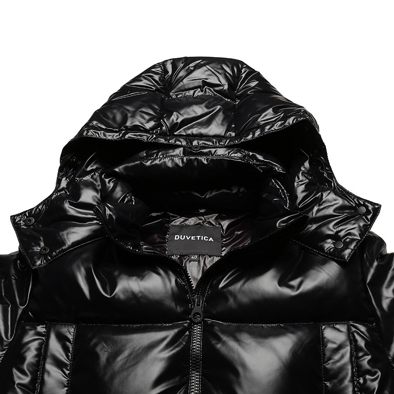 杜威迪嘉 duvetica 女士聚酰胺纤维短款鹅绒连帽羽绒服外套 212 d