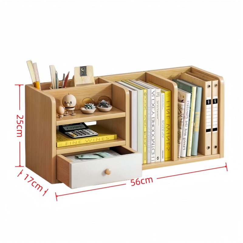 悦兴诚桌面收纳架56*17*25cm个高清大图