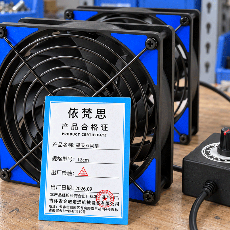 依梵思 磁吸双风扇 12cm 个高清大图