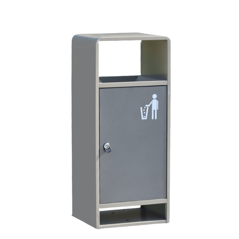 铭思达户外垃圾桶单桶个高清大图