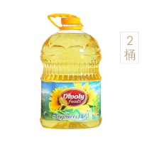 蒂罗利 乌克兰原装进口葵花籽油5Lx2瓶装